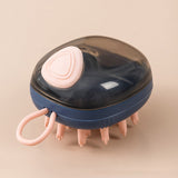 2-in-1 Pet Bath Brush with Shampoo Dispenser for Cats and Dogs