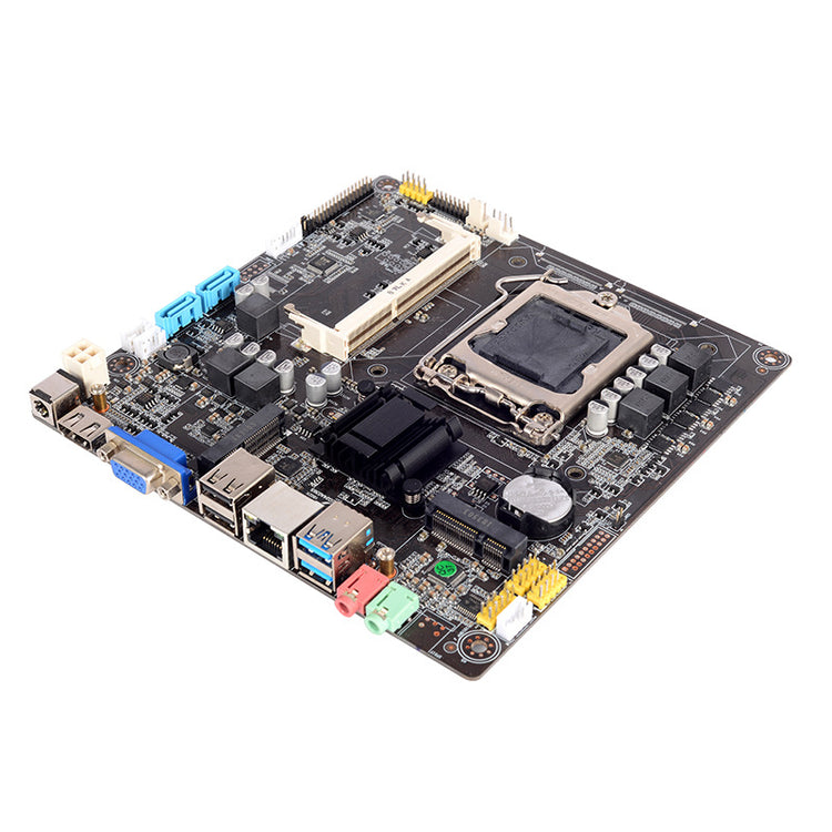 a close up of a computer motherboard
