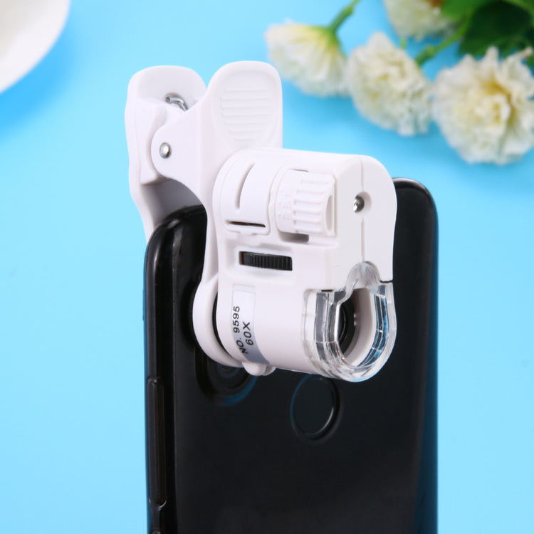 a cell phone with a clip on it