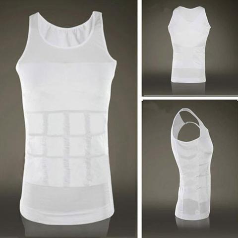 a collage of white tank tops