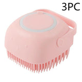 Silicone Pet Bath and Grooming Brush
