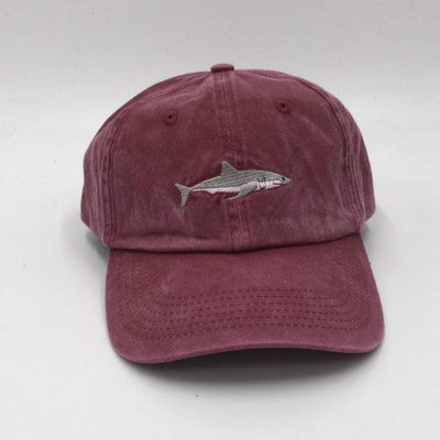 Embroidered Shark Baseball
