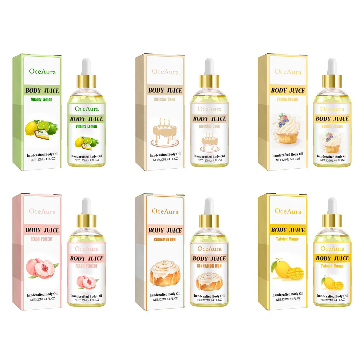 a group of bottles of body juice