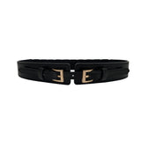 Women's Elastic Double-Buckle Waist Belt