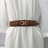 Women's Elastic Double-Buckle Waist Belt