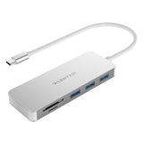 USB 3.0 Hub with SD and TF Card Reader