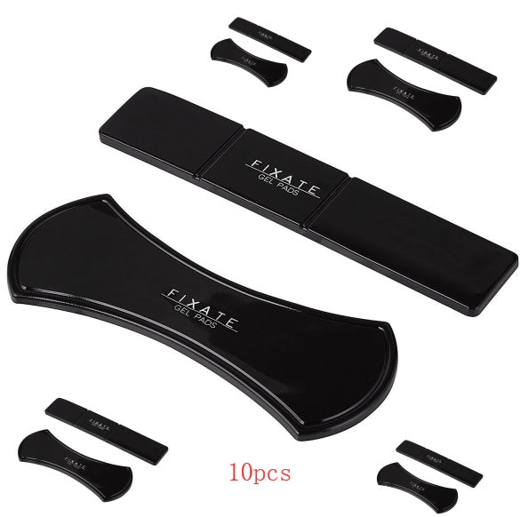 a black rectangular object with silver text