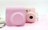 Compact PU Leather Camera Shoulder Bag