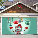 Cartoon Christmas Party Backdrop Cloth