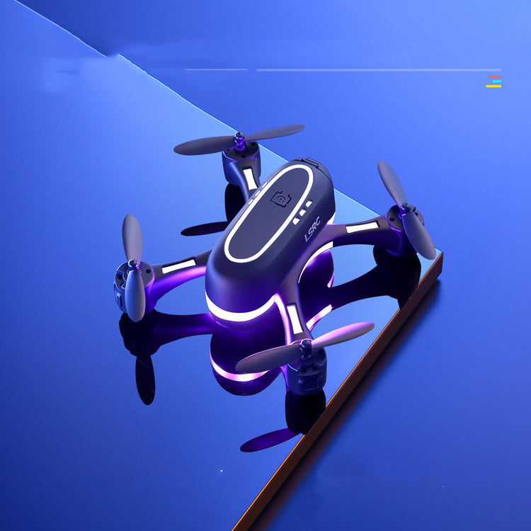 a drone on a mirror surface