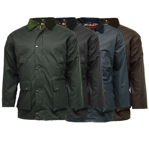 several different colored jackets