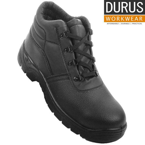 a black boot with laces