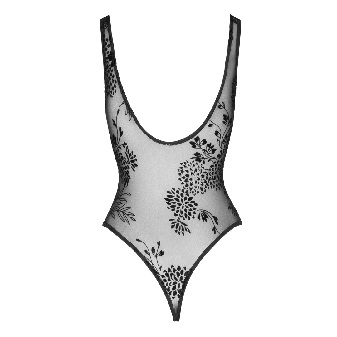 Flirty Sheer Mesh Bodysuit Showoff