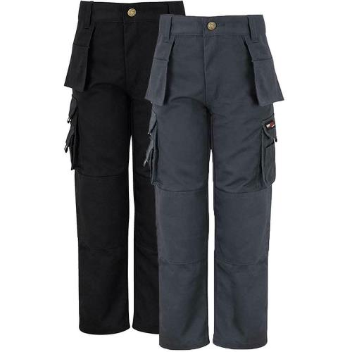 a pair of black and grey pants