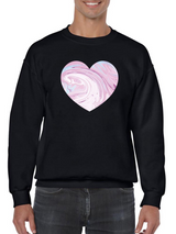 Watercolor Heart Hoodie -SmartPrintsInk Designs