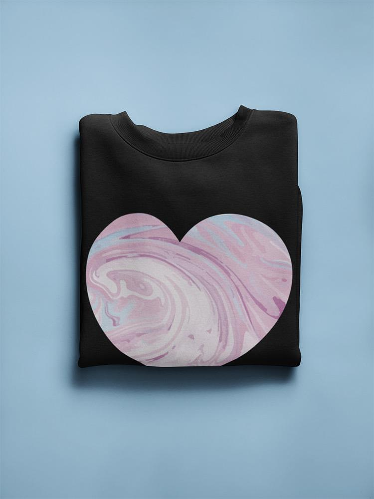 a black shirt with a heart on it