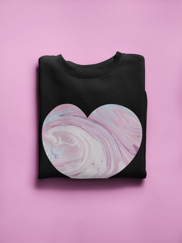 a black shirt with a heart on it