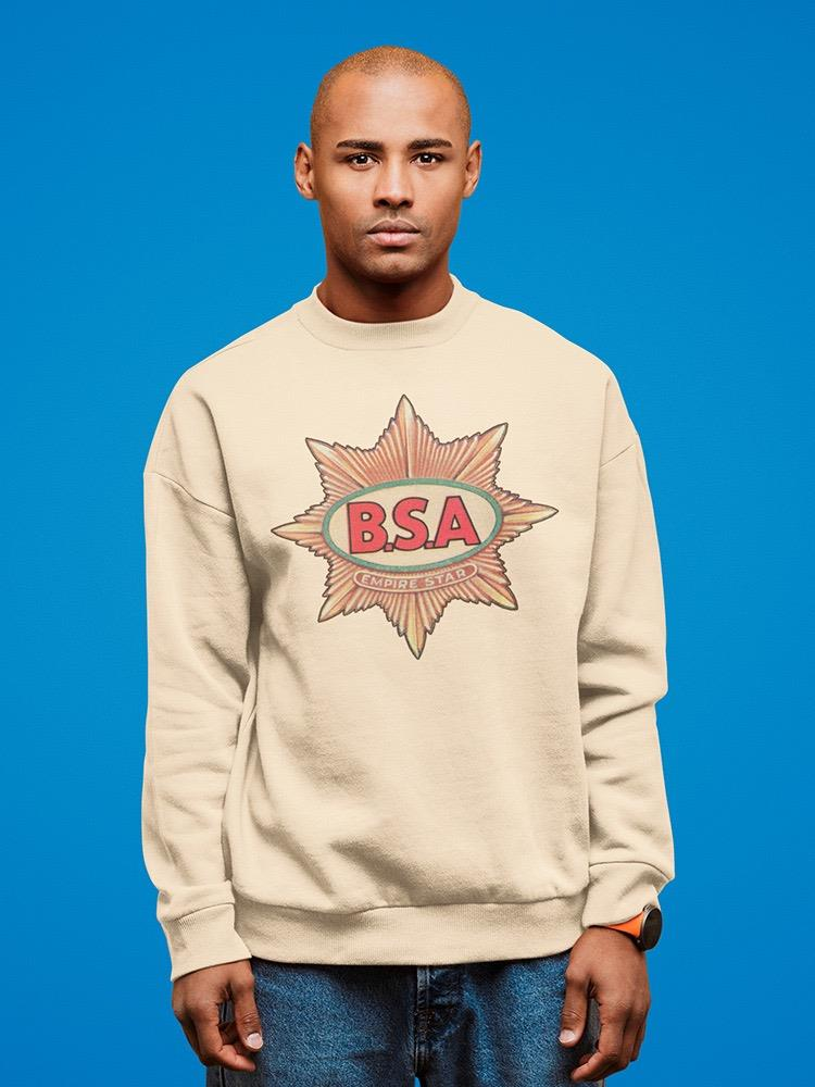 a man wearing a sweatshirt
