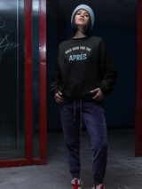 Only Here For The Apres Hoodie -SmartPrintsInk Designs