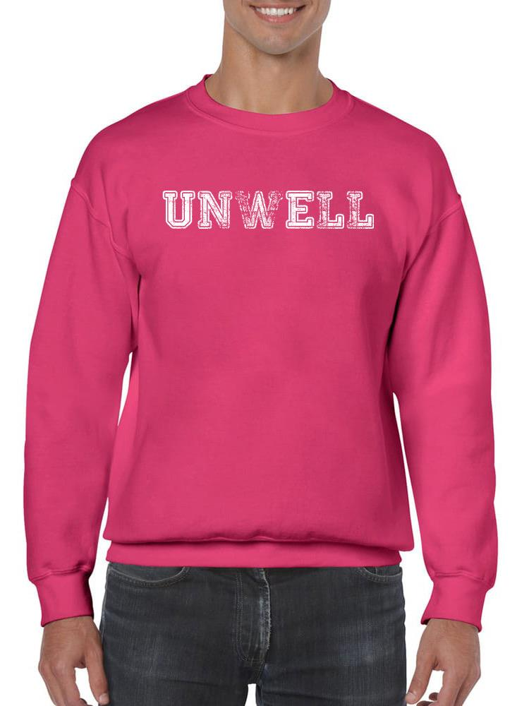 a person wearing a pink sweatshirt
