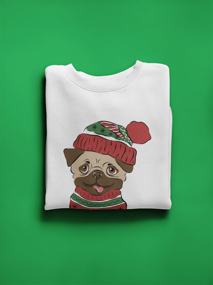 a white shirt with a dog on it