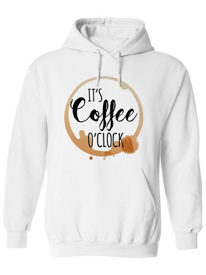 Coffee O'clock Hoodie -SPIdeals Designs