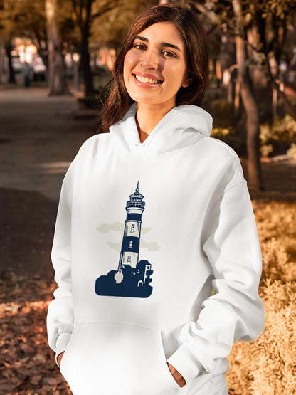 Lighthouse Sketch Hoodie -SPIdeals Designs