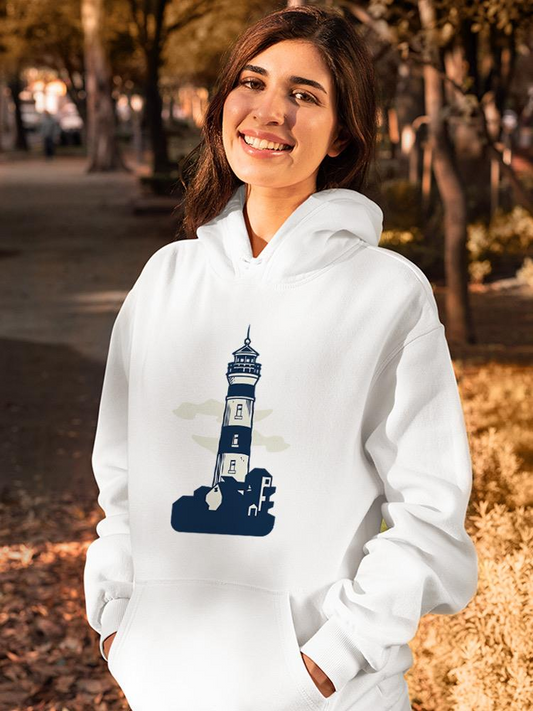 Lighthouse Sketch Hoodie -SPIdeals Designs