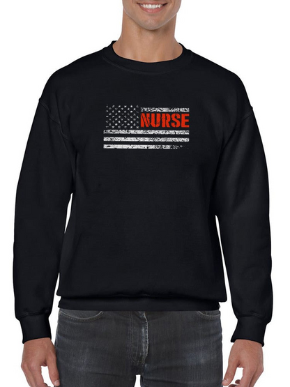 Nure American Flag Sweatshirt -SmartPrintsInk Designs