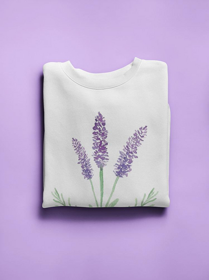 Lavender Sweatshirt -SPIdeals Designs