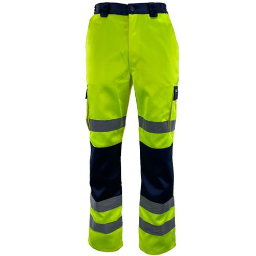 Hi Vis Polycotton Cargo Trousers - HV516