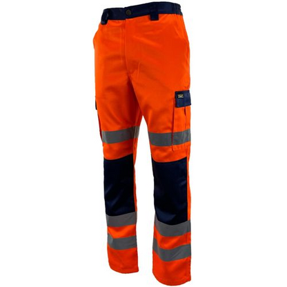 Hi Vis Polycotton Cargo Trousers - HV516
