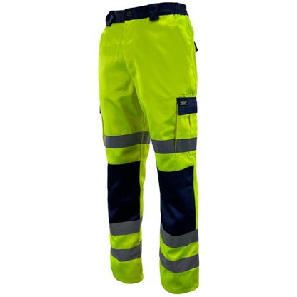 Hi Vis Polycotton Cargo Trousers - HV516