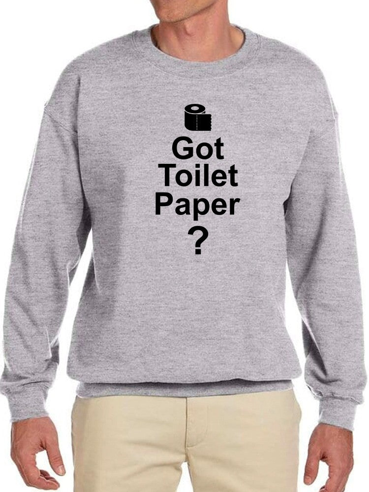 a person wearing a grey sweatshirt
