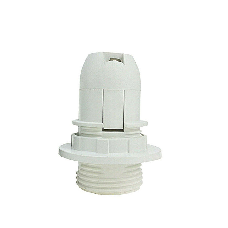 a white plastic object with a hole