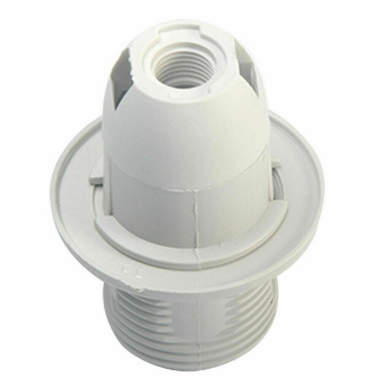 a white plastic object with a hole