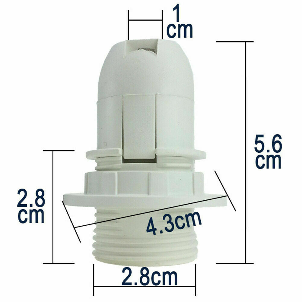 a white plastic object with sizes and measurements