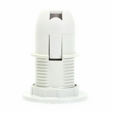 E14 Screw Lampshade Light holder Collar Ring Adaptor Bulb Holder White~1831
