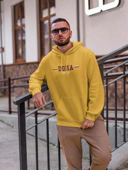 Doha Qatar Hoodie -SmartPrintsInk Designs