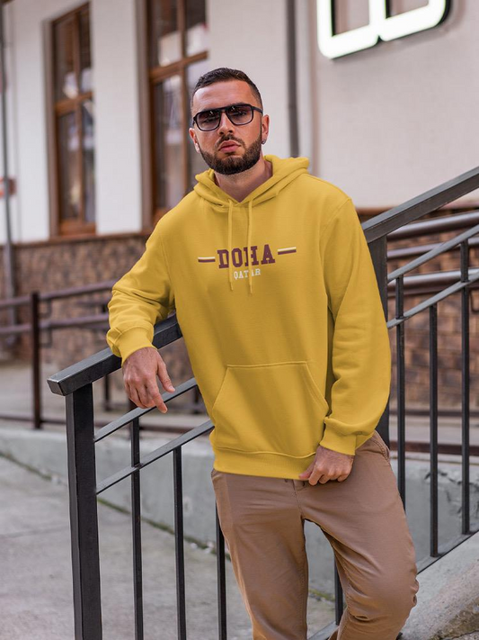 Doha Qatar Hoodie -SmartPrintsInk Designs