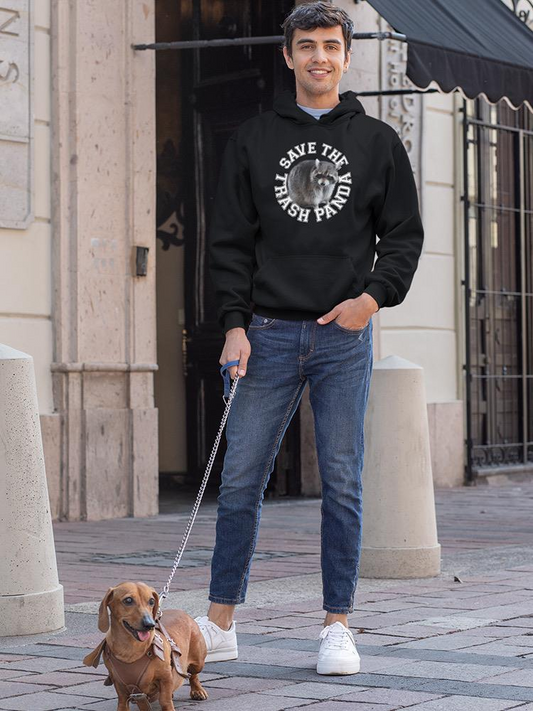 Save The Trash Panda Hoodie -SmartPrintsInk Designs