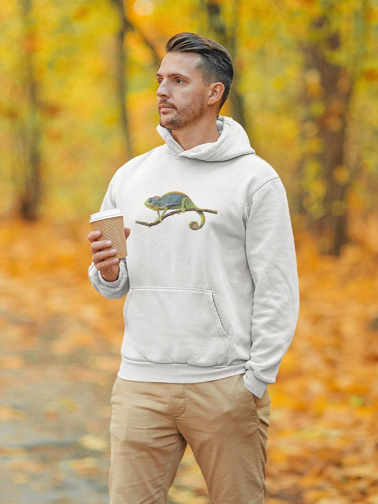 Chameleon On A Branch Hoodie -SPIdeals Designs
