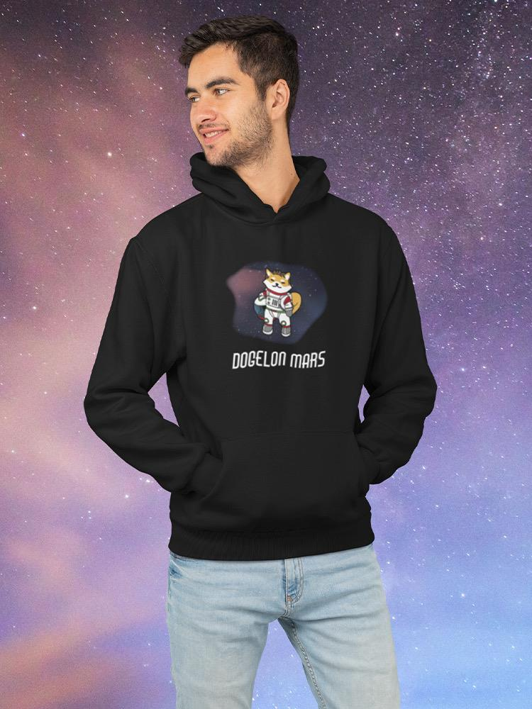 a man wearing a black hoodie