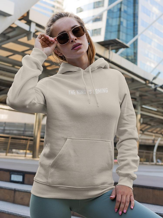 The King Is Coming Hoodie -SmartPrintsInk Designs