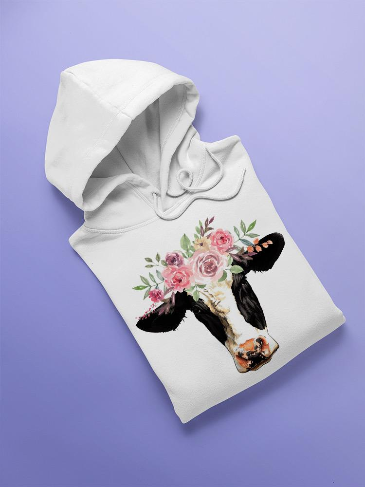 Flower Cow Hoodie -SPIdeals Designs