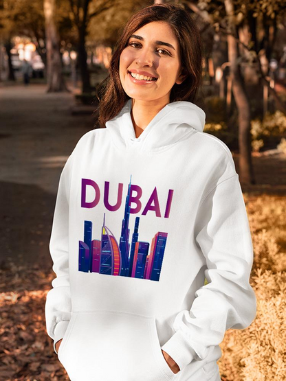 Dubai Cityscape. Hoodie -SPIdeals Designs