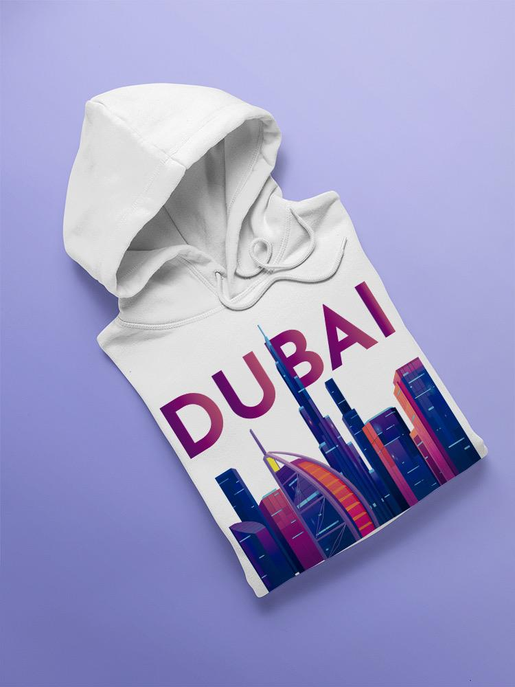 Dubai Cityscape. Hoodie -SPIdeals Designs