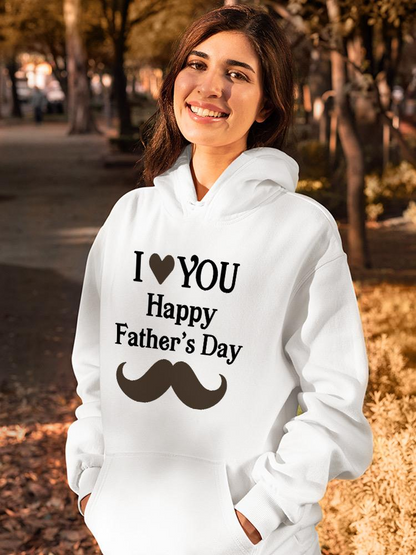 Love You, Father's Day Hoodie -SPIdeals Designs