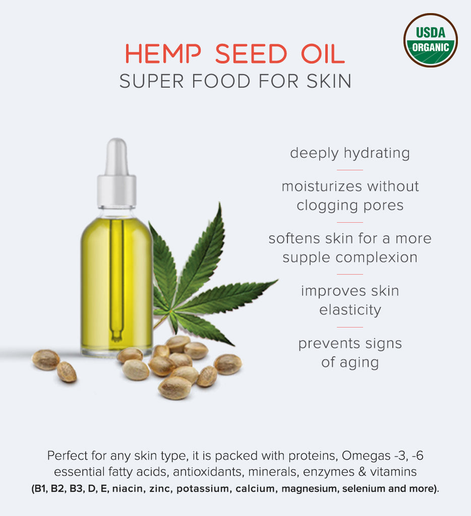 a bottle of oil with seeds and leaves