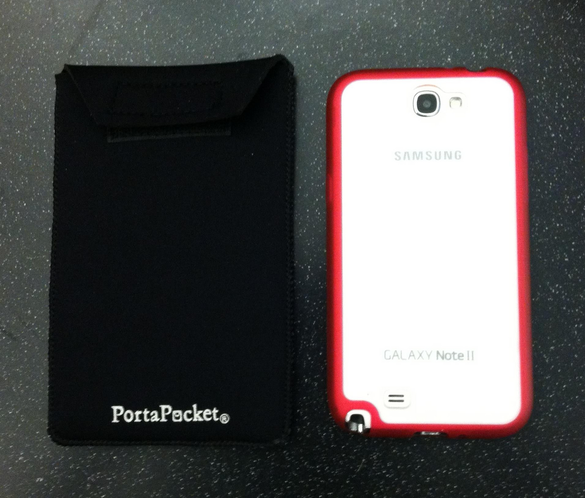 a cell phone and case